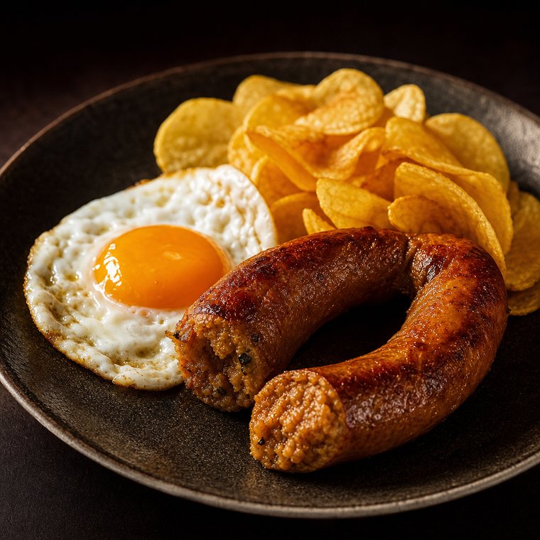 Alheira with Egg