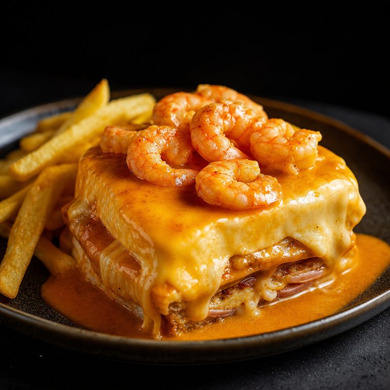 Prawn Francesinha