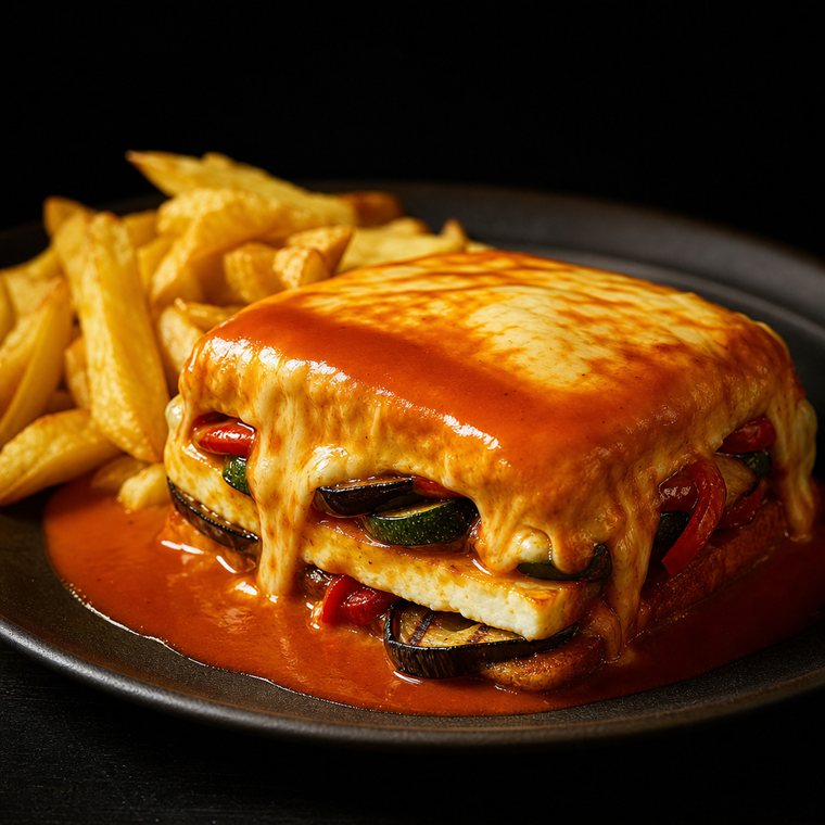 Vegetarian Francesinha