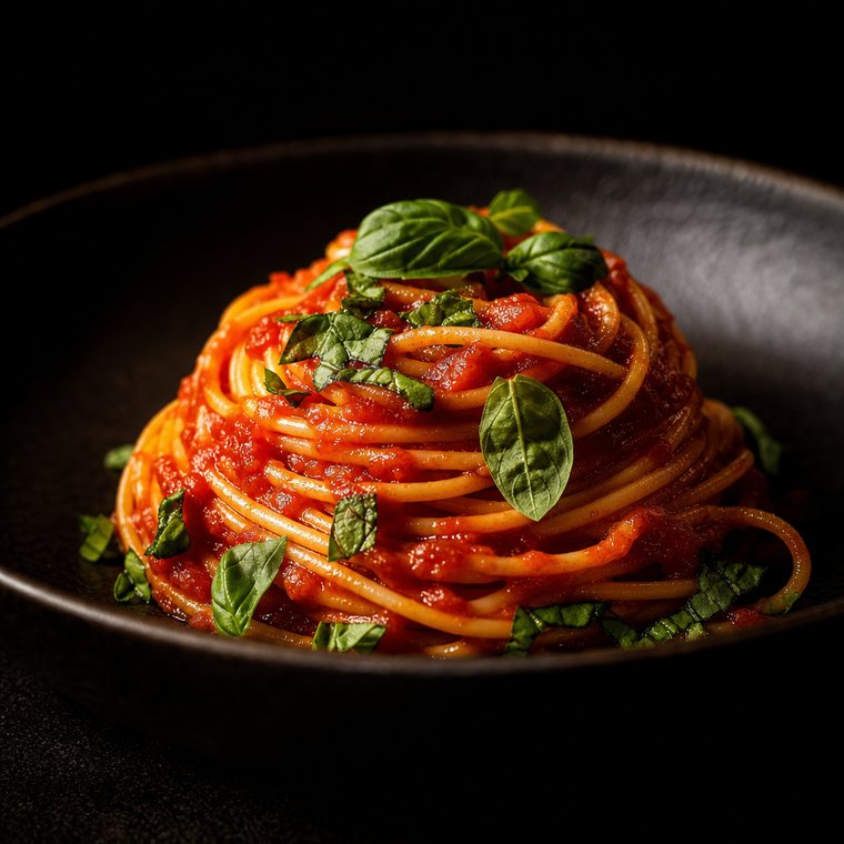 Spaghetti with Tomato Sauce